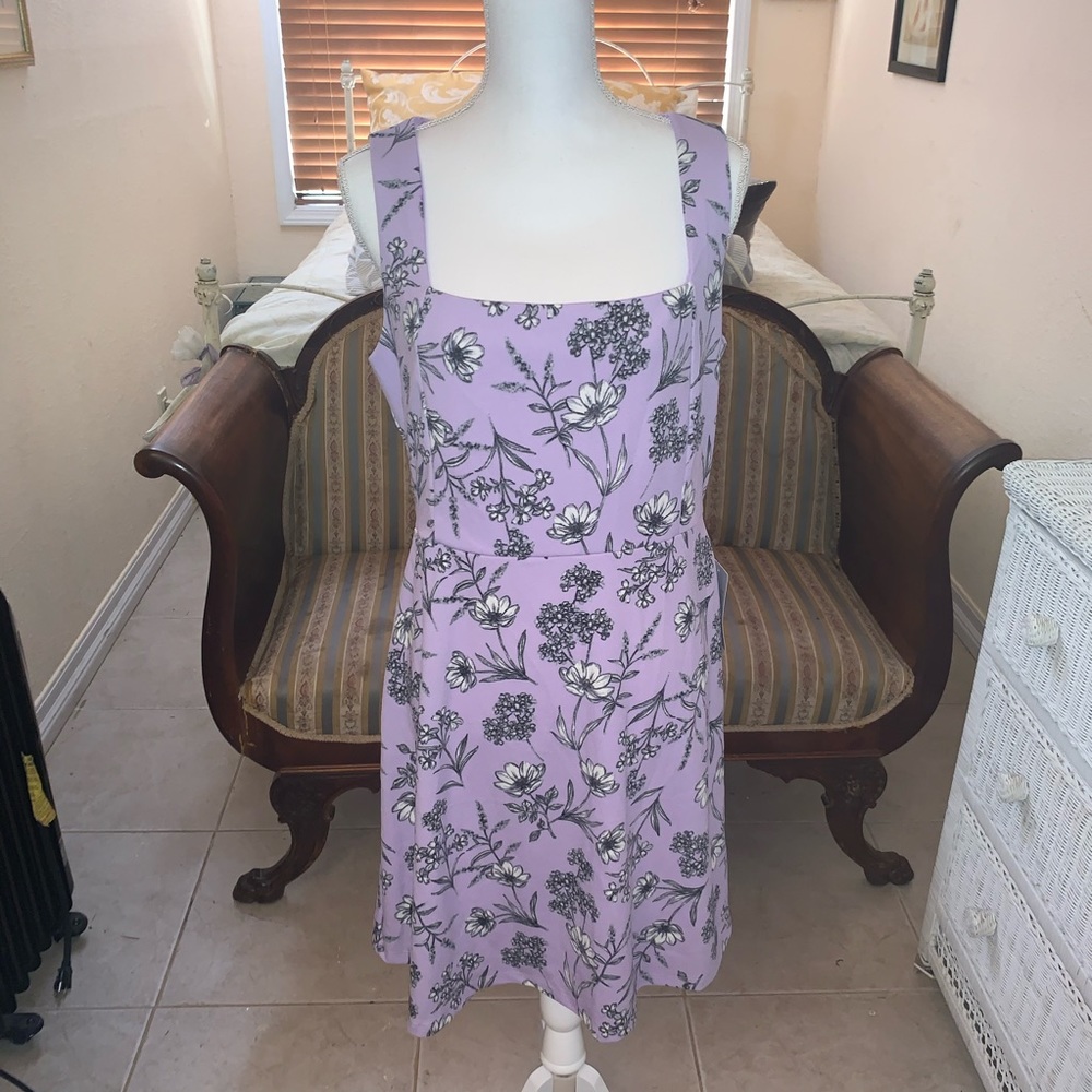 The Vanity Room Lavender Flower Dress- Size M